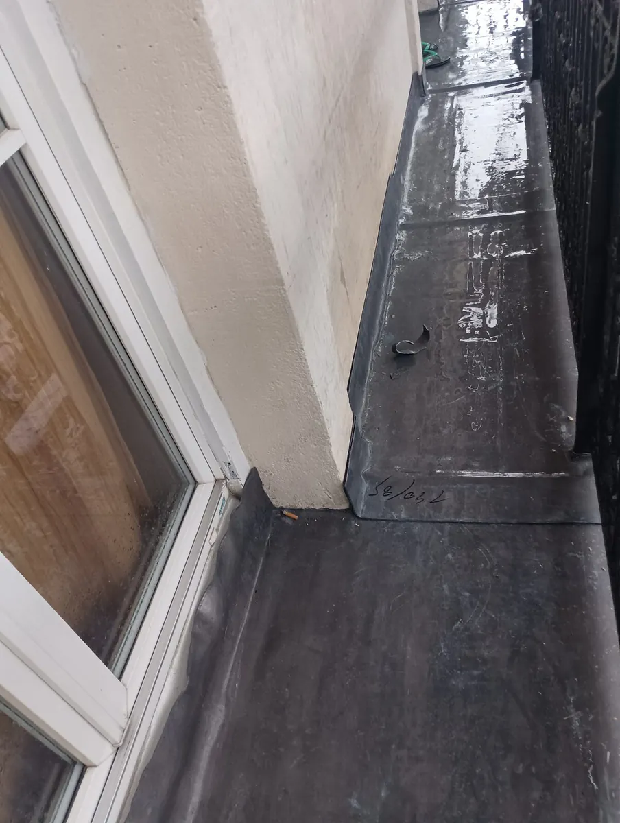 Habillage de balcon en plomb